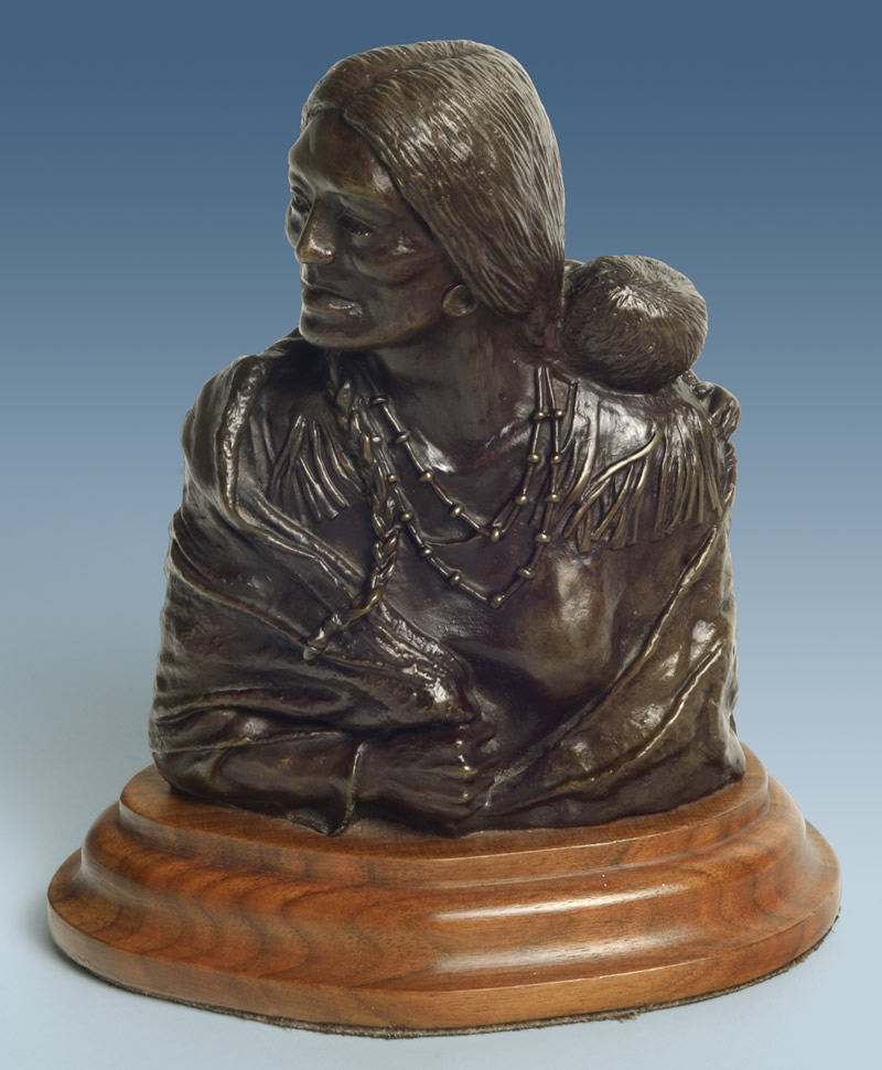 Squaw and Chief (Bronze)