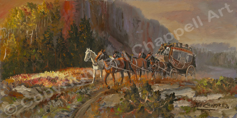 Stage Coach (Giclee Print)