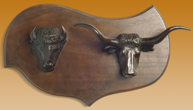 Buffalo and Steer (Bronze)